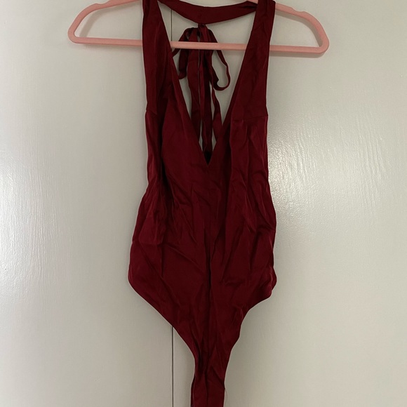 NWT For Love and Lemons Aries Silky Bodysuit - Picture 2 of 4